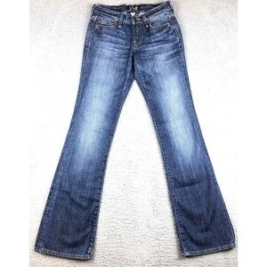 Lucky Brand Larkspur Sweet n Low Womens Jeans Size 25 Waist Blue Stretch Denim